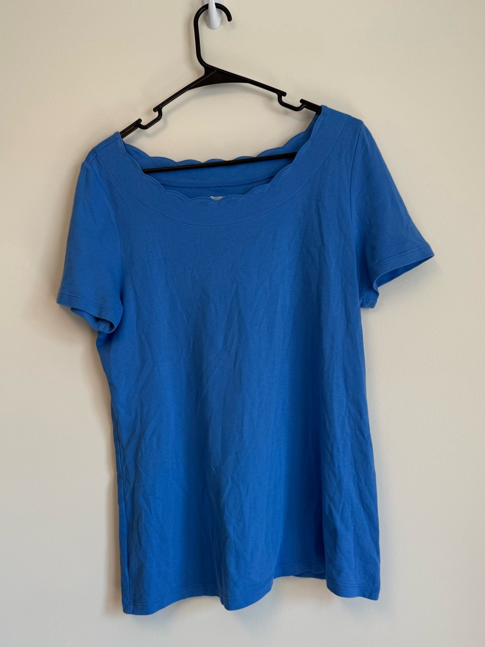 Kim Rogers Royal Blue Short Sleeve Scoop Neck Tee